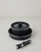 ClickEase Aluminum 5 Pieces Pot Set 20-24-26 Black (view 2)
