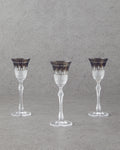 Royal Glass 3 pcs Glass 70 ml Smoke