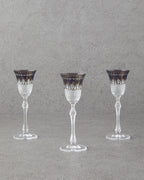 Royal Glass 3 pcs Glass 70 ml Smoke