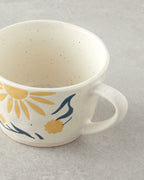 Stoneware Mug 220 ml Yellow - Green (view 3)