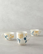 Stoneware Mug 220 ml Yellow - Green (view 4)