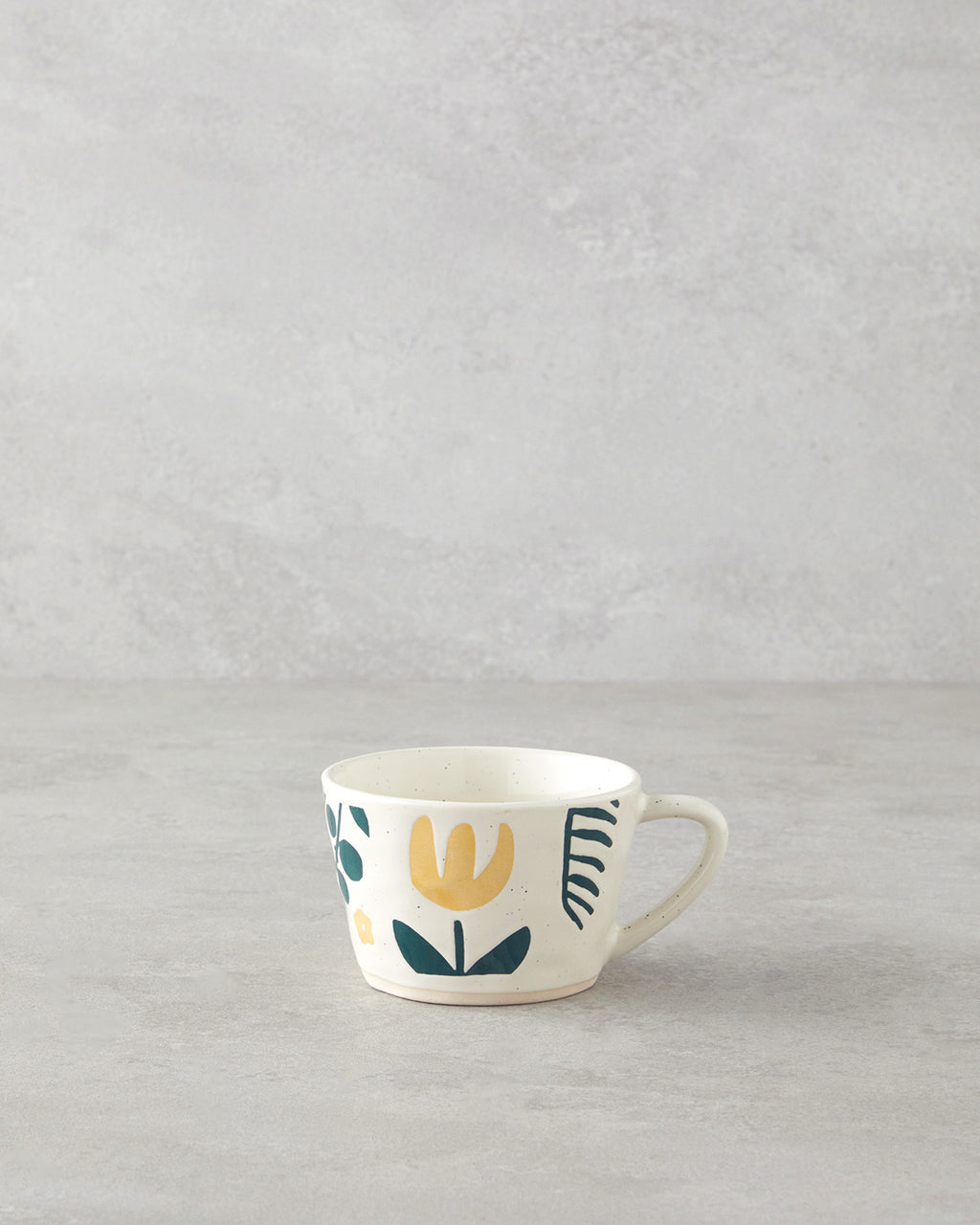 Stoneware Mug 220 ml Yellow - Green