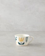 Stoneware Mug 220 ml Yellow - Green