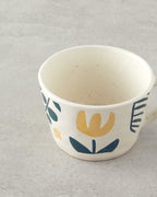Stoneware Mug 220 ml Yellow - Green (view 2)