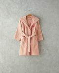 Ballerina Velvet Kids Bathrobe Pink - 4-6 Years