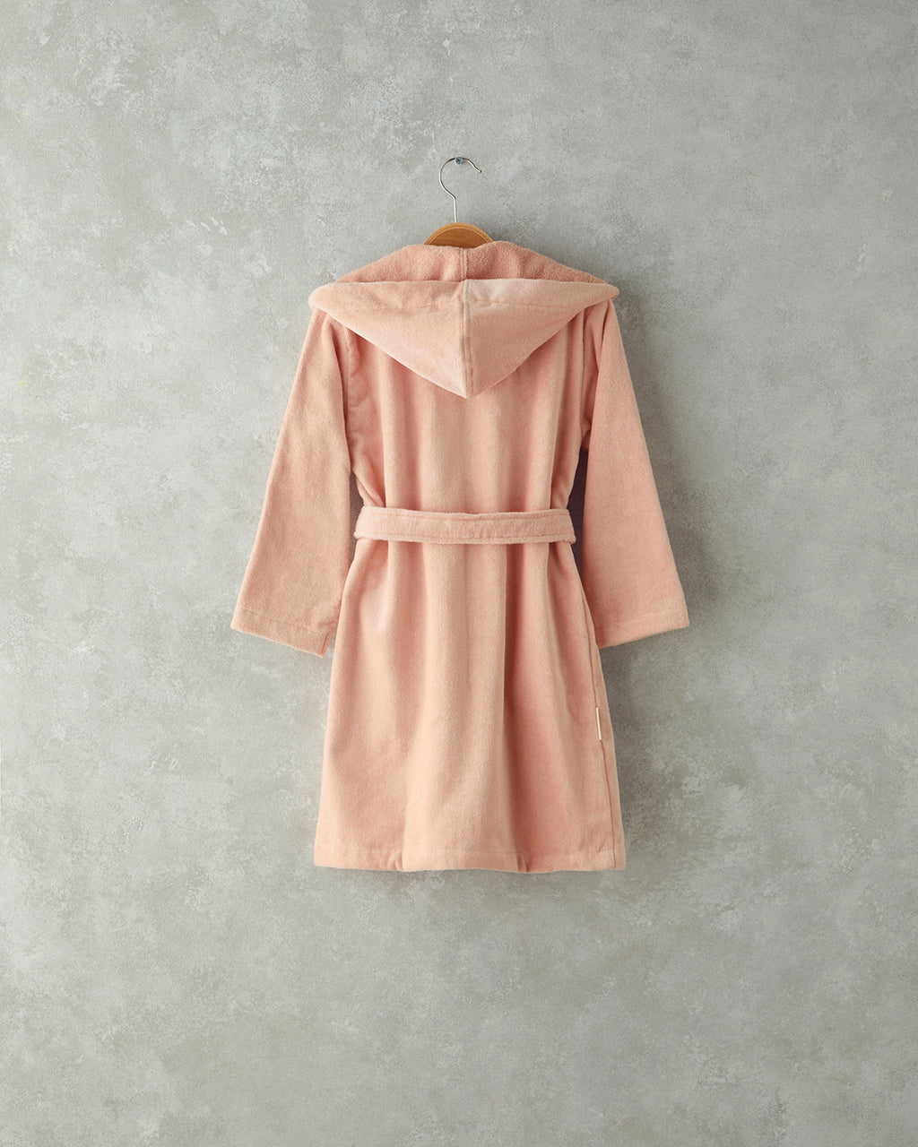 Ballerina Velvet Kids Bathrobe Pink - 6-8 Years (view 2)