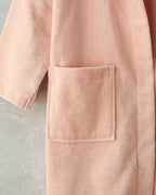Ballerina Velvet Kids Bathrobe Pink (view 4)