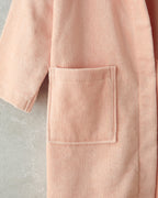 Ballerina Velvet Kids Bathrobe Pink (view 8)