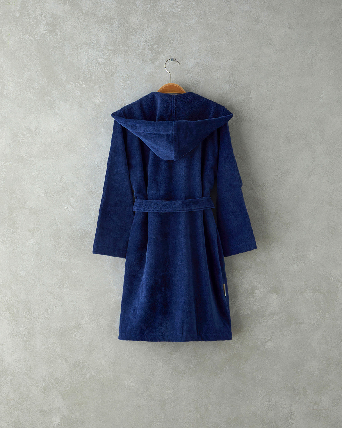 Elephant Velvet Kids Bathrobe Dark Blue (view 10)