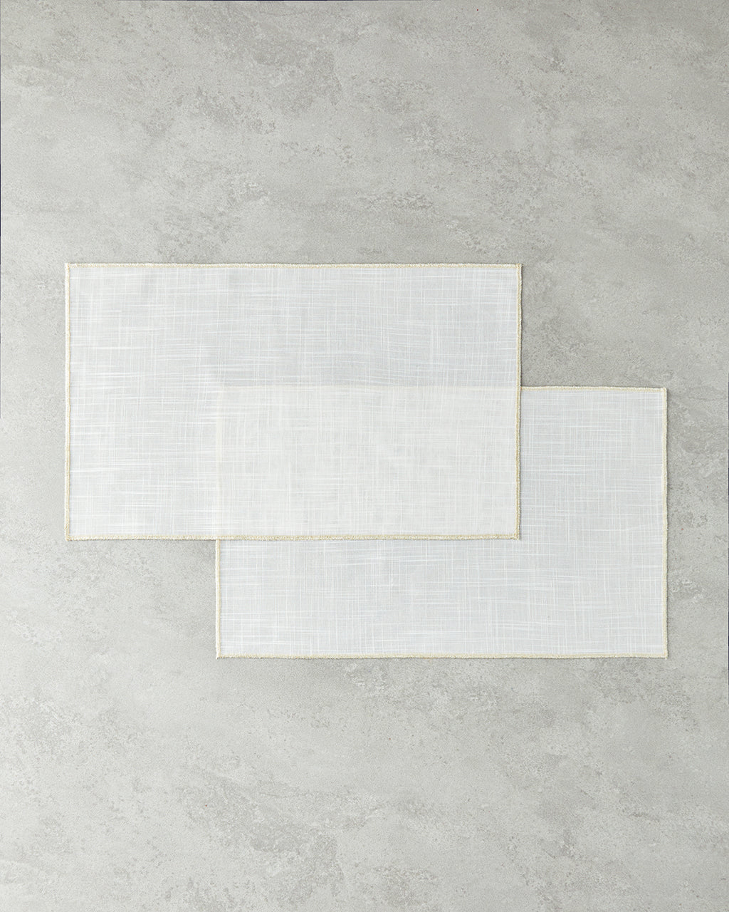 Polyester 2 pcs Table Mat 35x50 cm Gold