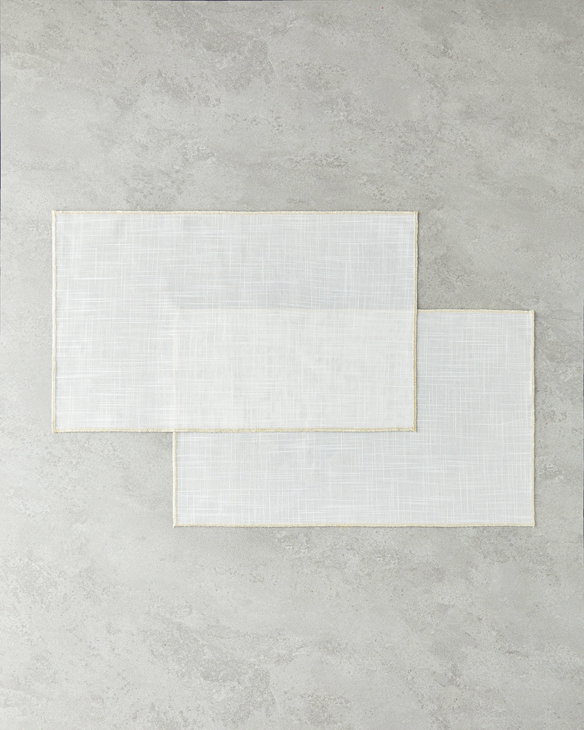 Polyester 2 pcs Table Mat 35x50 cm Gold