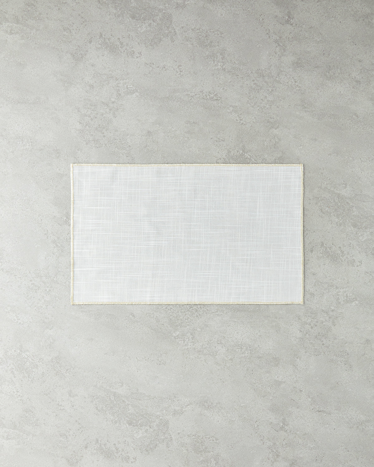 Polyester 2 pcs Table Mat 35x50 cm Gold (view 2)