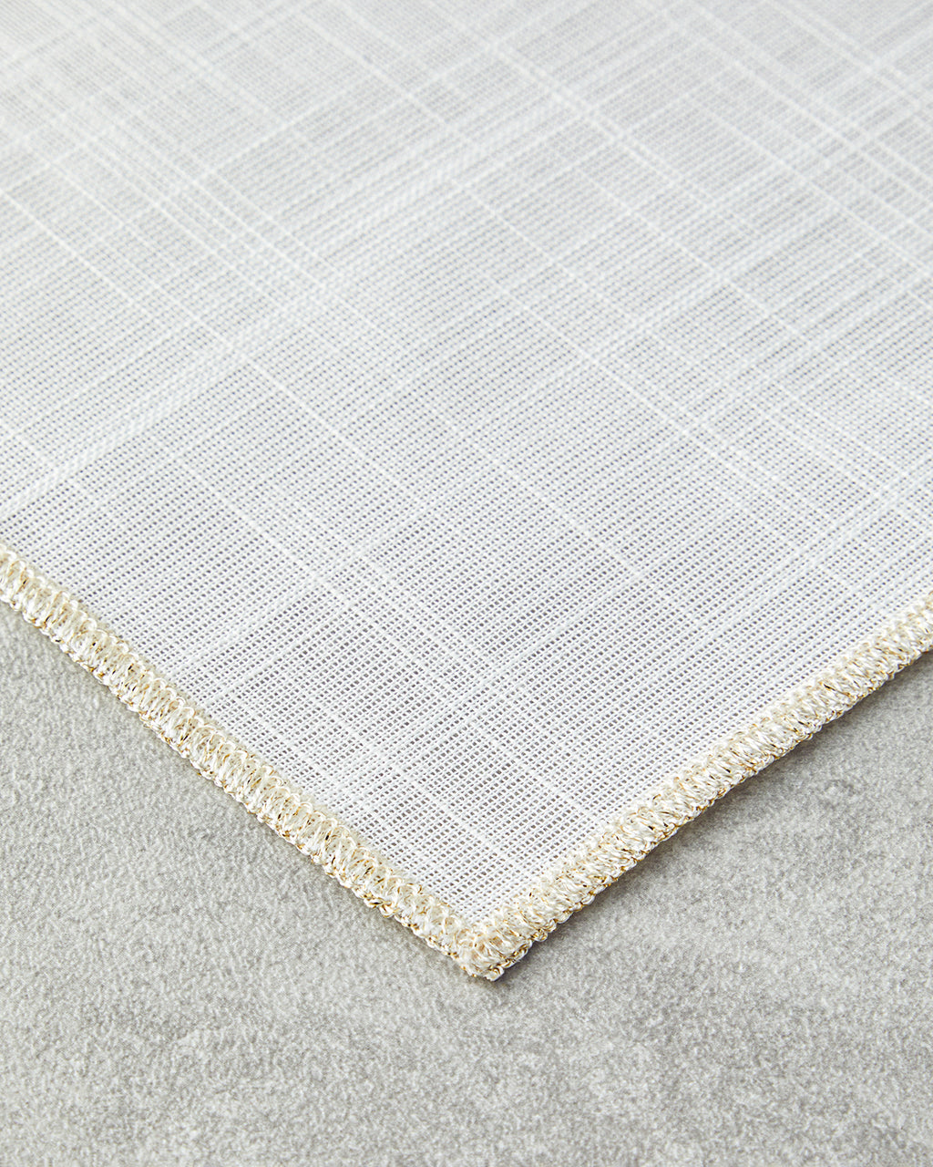 Polyester 2 pcs Table Mat 35x50 cm Gold (view 3)