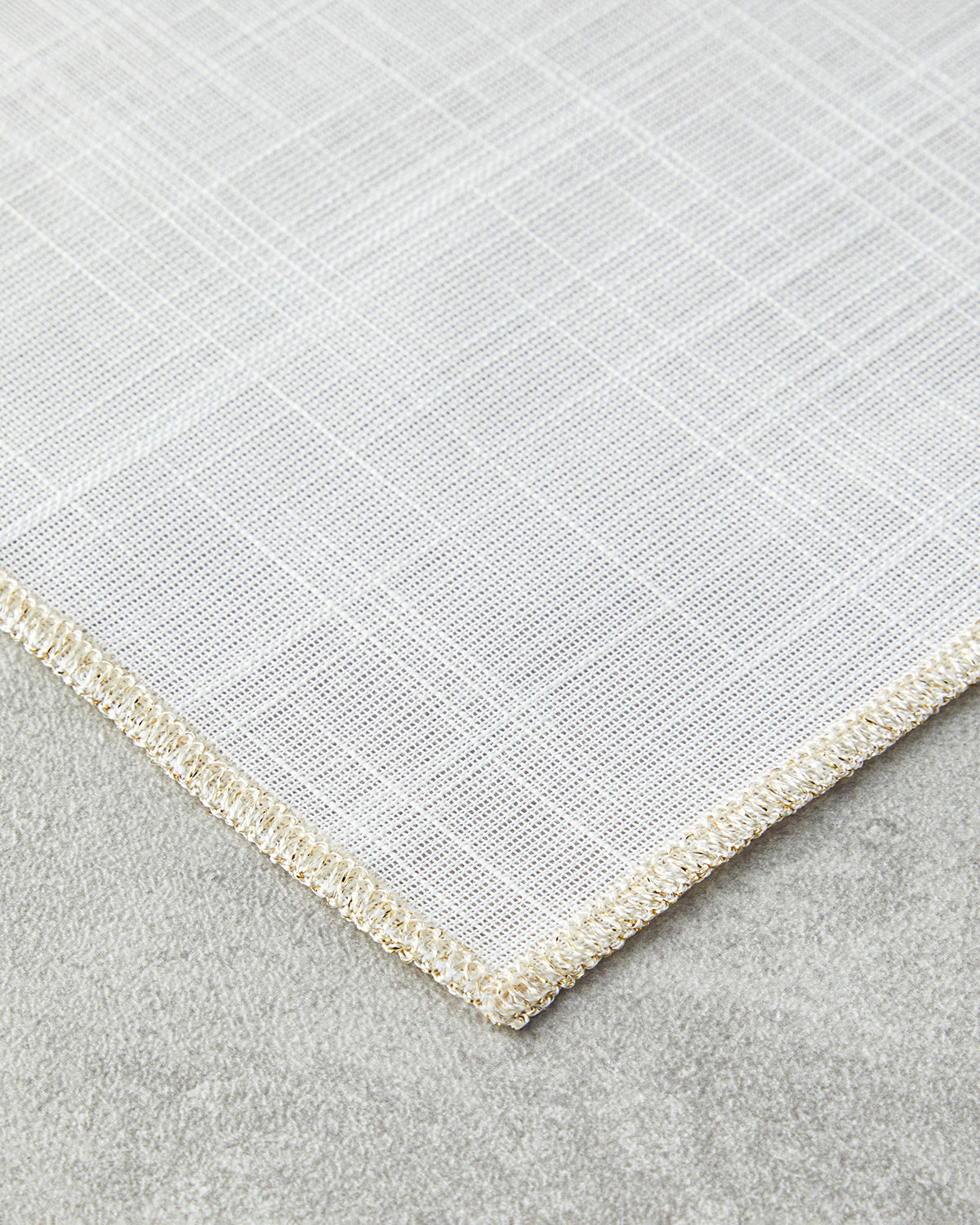 Polyester 2 pcs Table Mat 35x50 cm Gold (view 3)