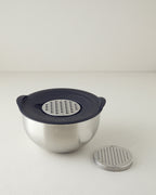 Inox Stainless Steel with 9-Piece Grater Mixing Bowl 16-20-24 cm Silver (view 5)