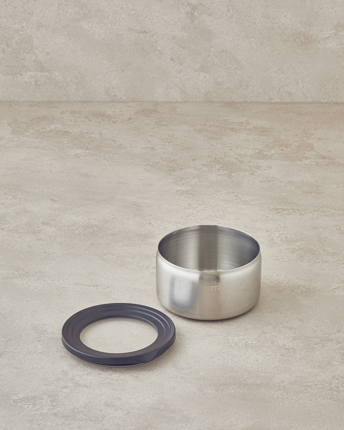 Inox Stainless Steel Storage Container 12 cm Silver (view 2)