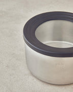 Inox Stainless Steel Storage Container 12 cm Silver (view 3)