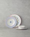 Dreamland Porcelain Table Set 24 Pieces, 6 Servings Pink - Blue