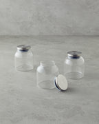 Sinna Borosilicate 3 pcs Spice Rack 450 ml Transparent