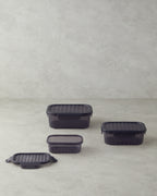 Sasha Plastic 3 pcs Storage Container 400+800+1400 ml Anthracite (view 2)