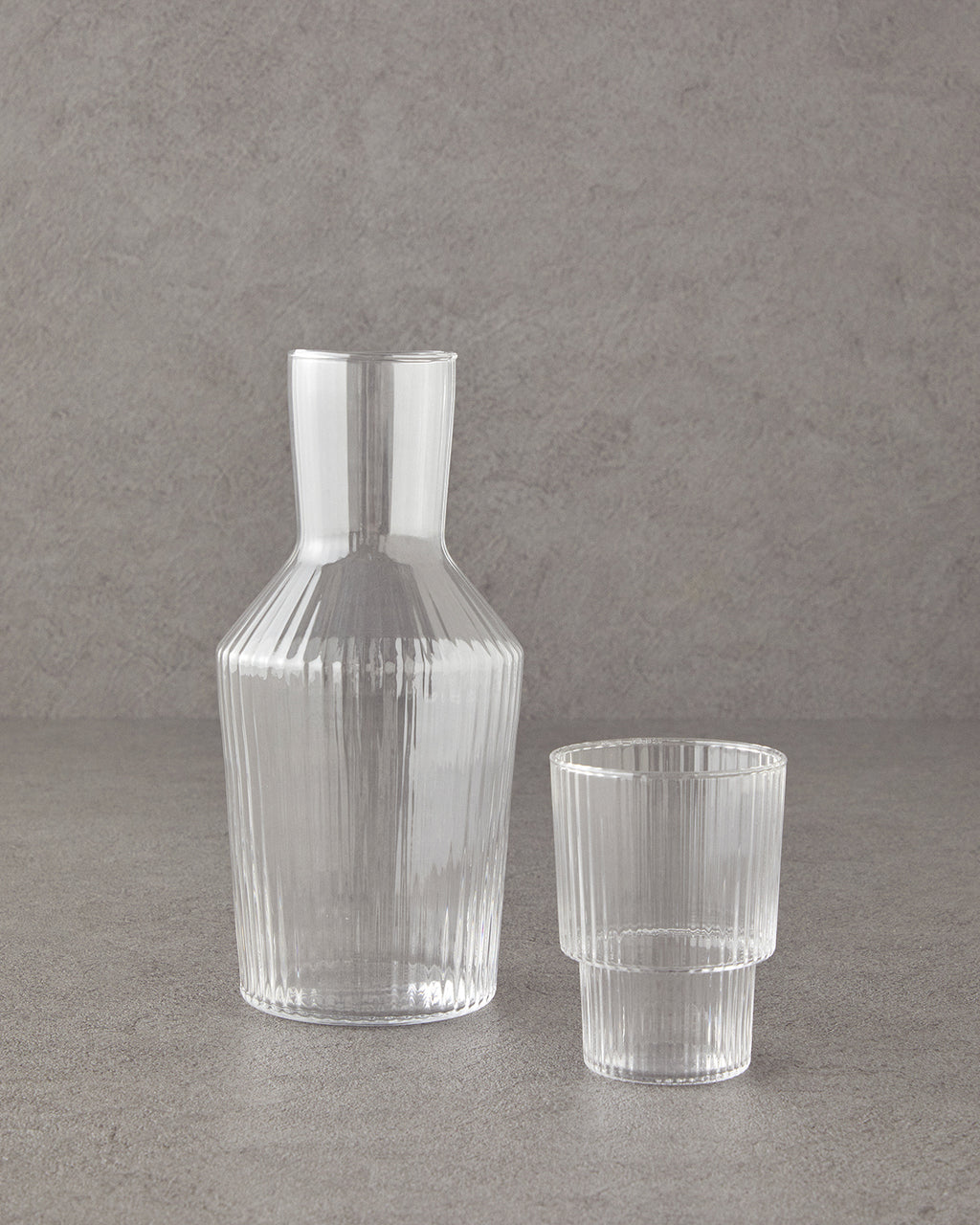 Aura Glass Bedside Jug 1000 ml Transparent (view 2)