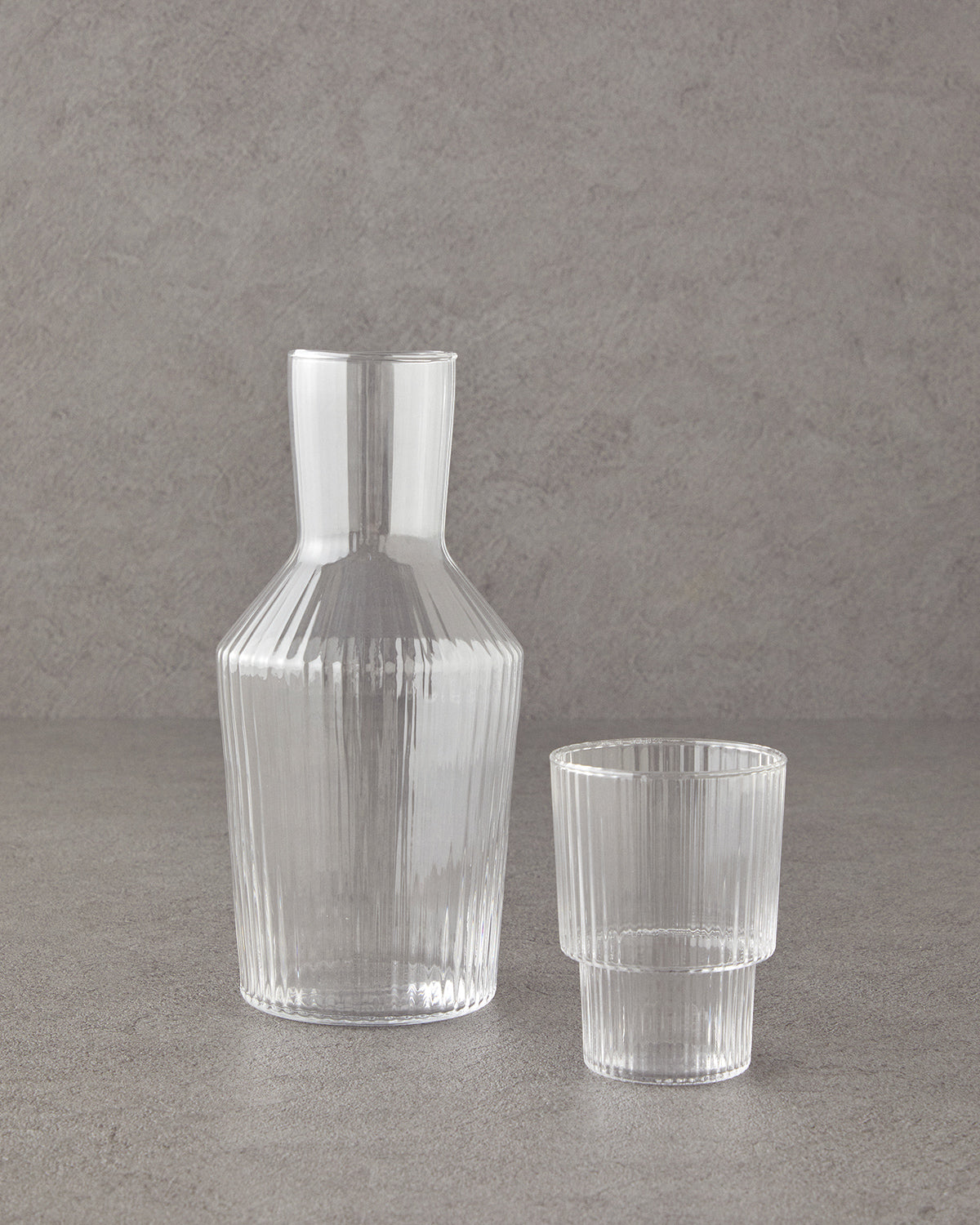 Aura Glass Bedside Jug 1000 ml Transparent (view 2)