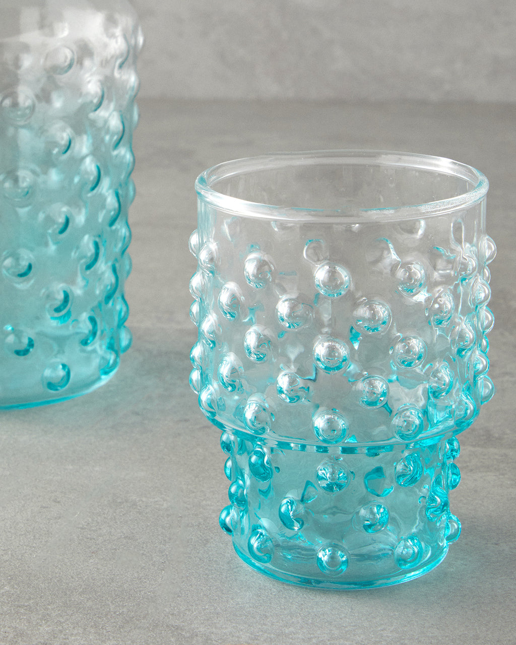 Bubbles Glass Bedside Jug 1150 ml Blue (view 3)