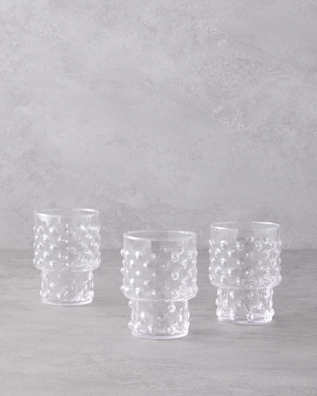 Bubbles Glass 3 pcs Glass 300 ml Transparent