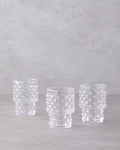 Bubbles Glass 3 pcs Glass 300 ml Transparent