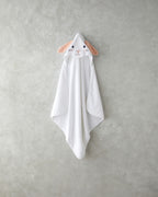 Rabbit Cotton Baby Towel 75x75 cm White