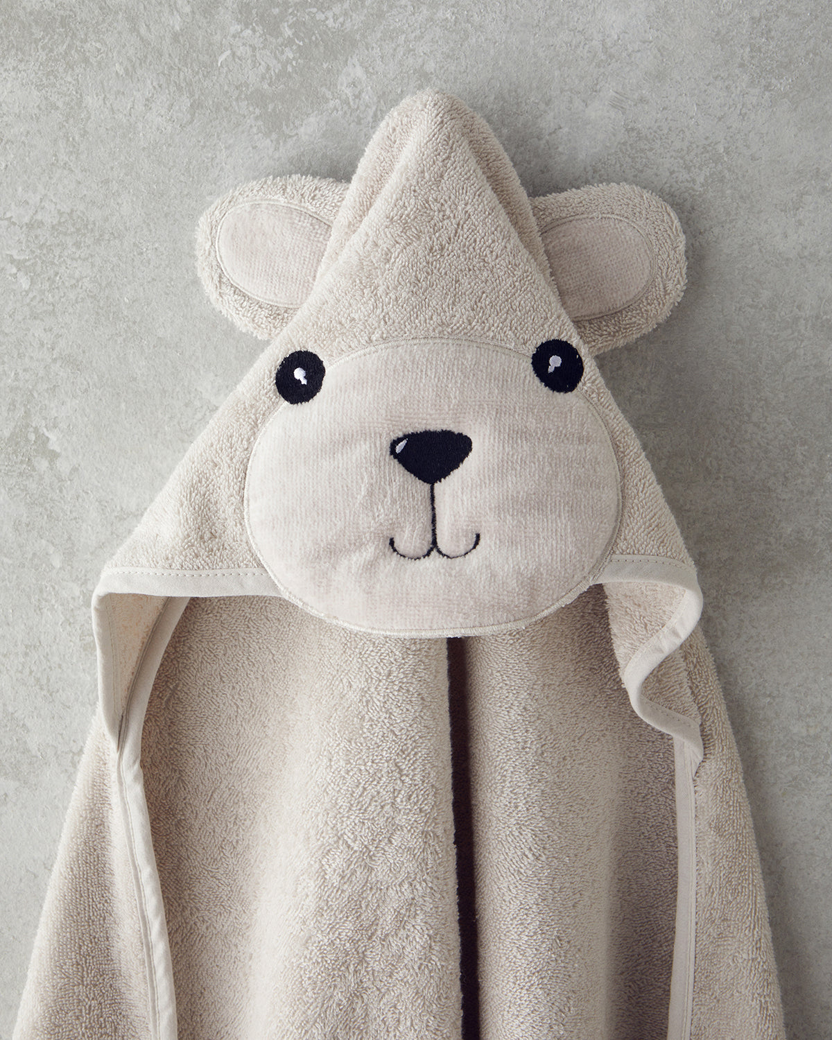 Bruin Cotton Baby Towel 75x75 cm Mink (view 2)