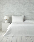 Sisilla Satin Bed Spread Set - Ecru - Double 200x220 cm
