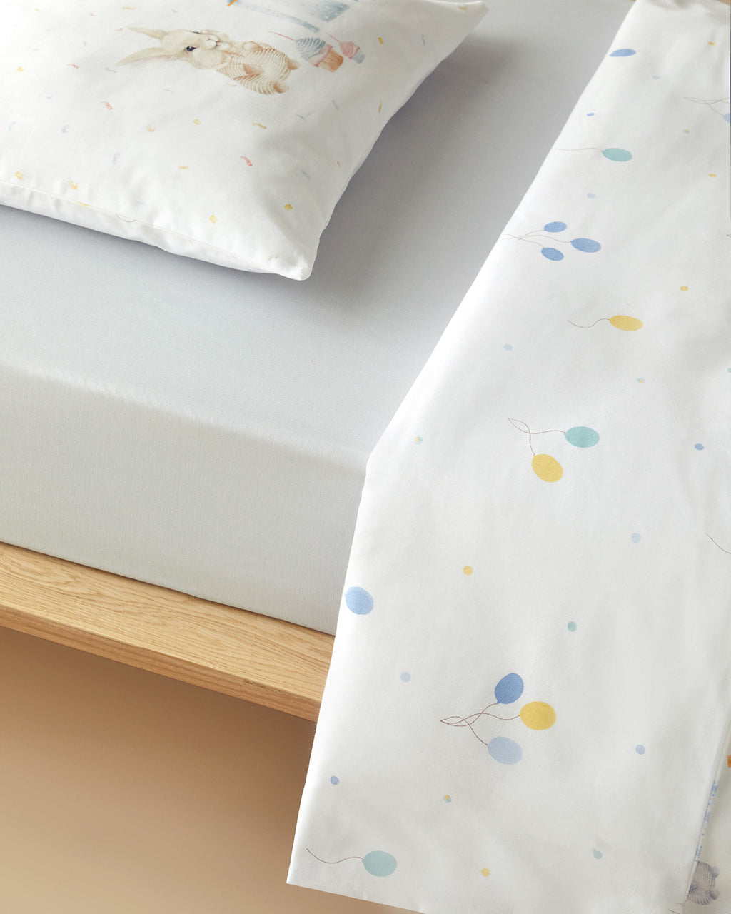 Pretty Bunny Cotton Baby Duvet Cover Set 100x150 cm (view 11)