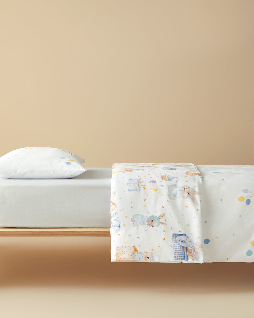 Pretty Bunny Cotton Baby Duvet Cover Set 100x150 cm (view 12)