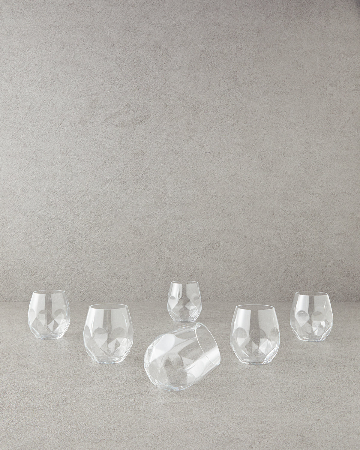 Crystalline 6 pcs Glass 380 ml Transparent
