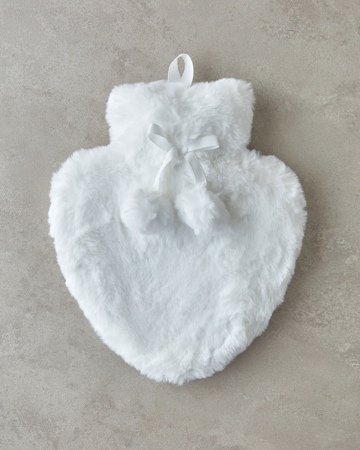 Curl Hot Water Bottle 26x21 cm White