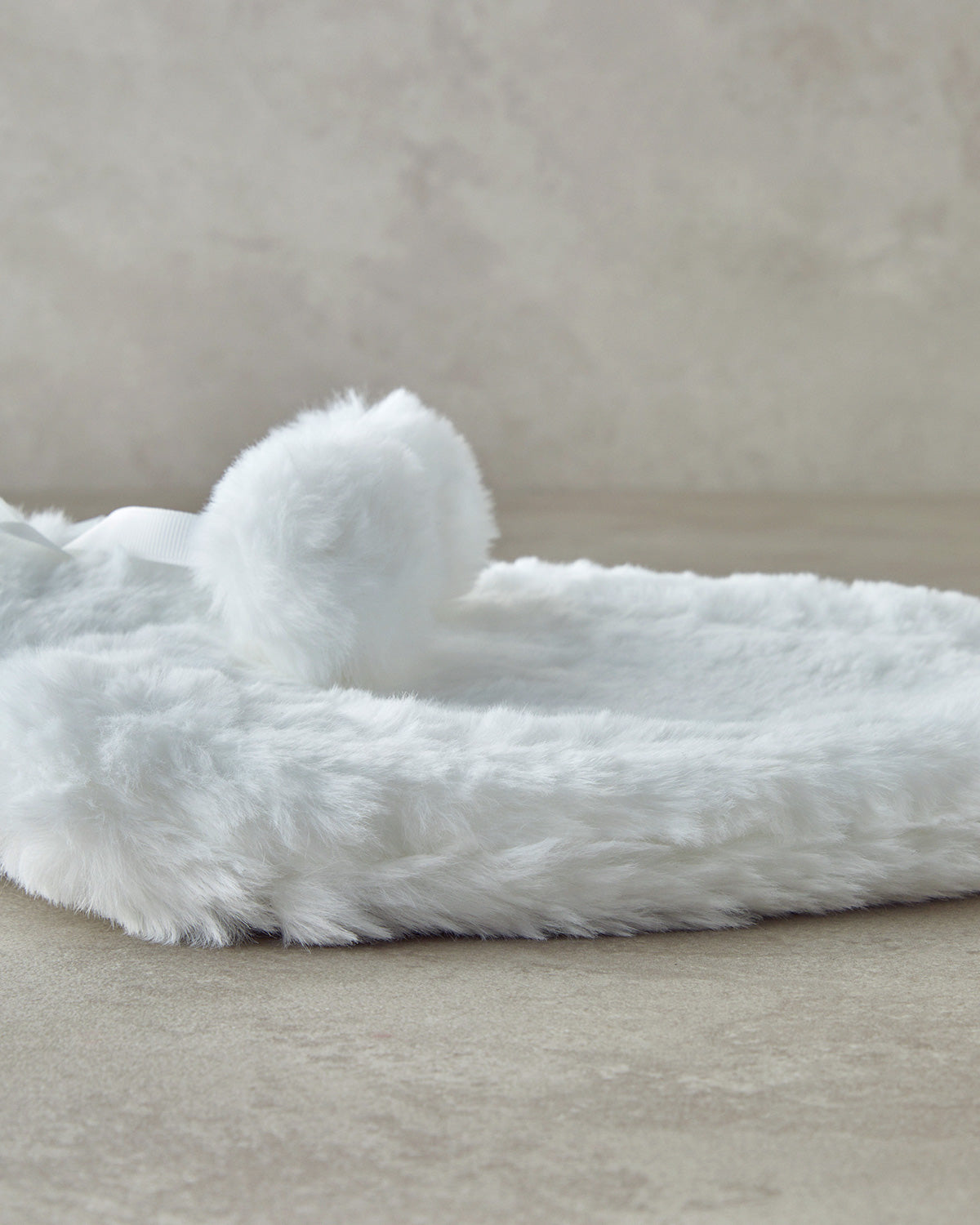 Curl Hot Water Bottle 26x21 cm White (view 2)