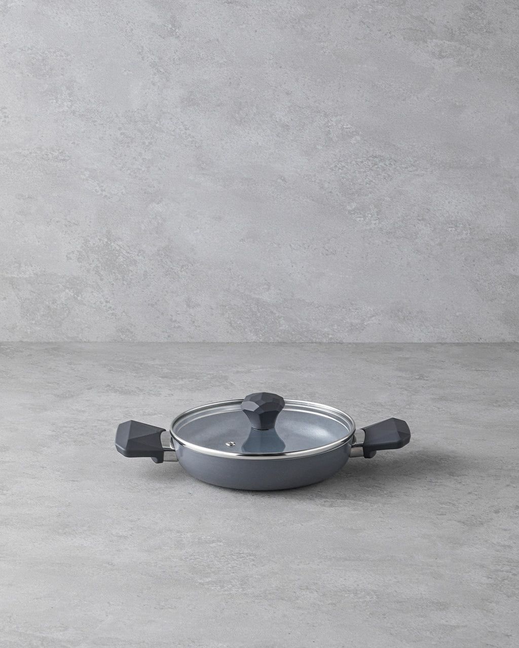 With Cover Omelet Pan 20 cm - Gray