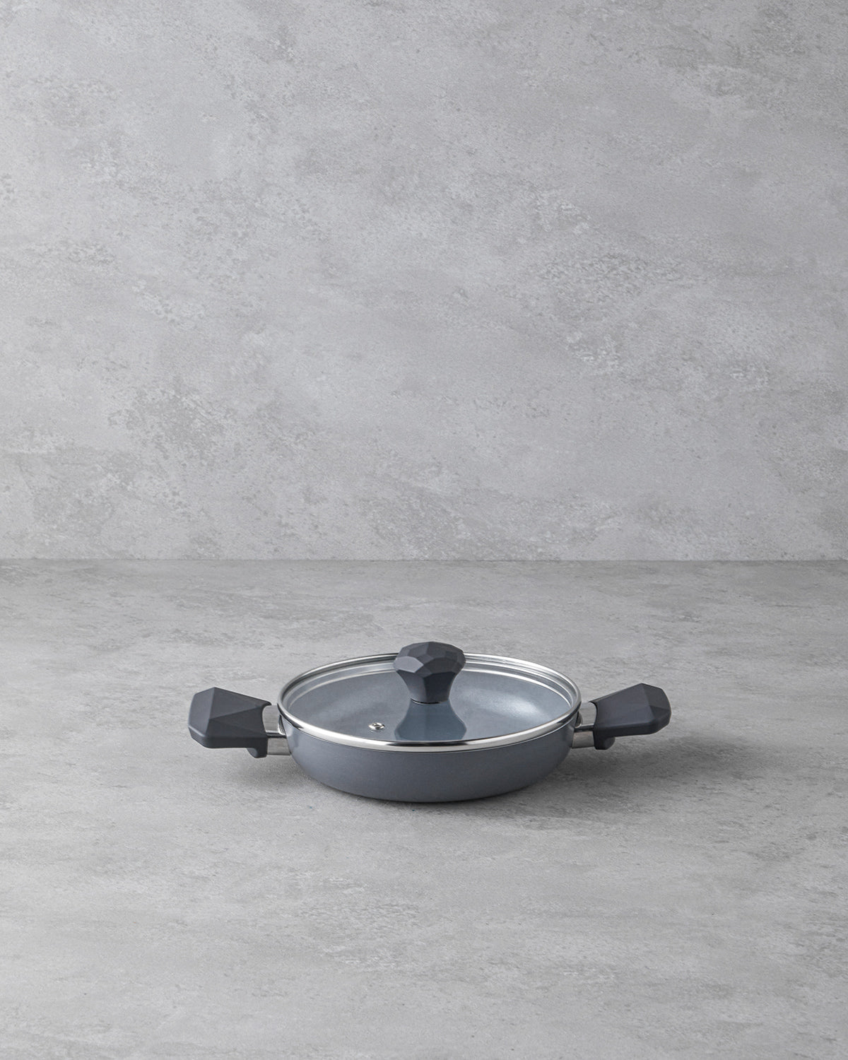 With Cover Omelet Pan 20 cm - Gray