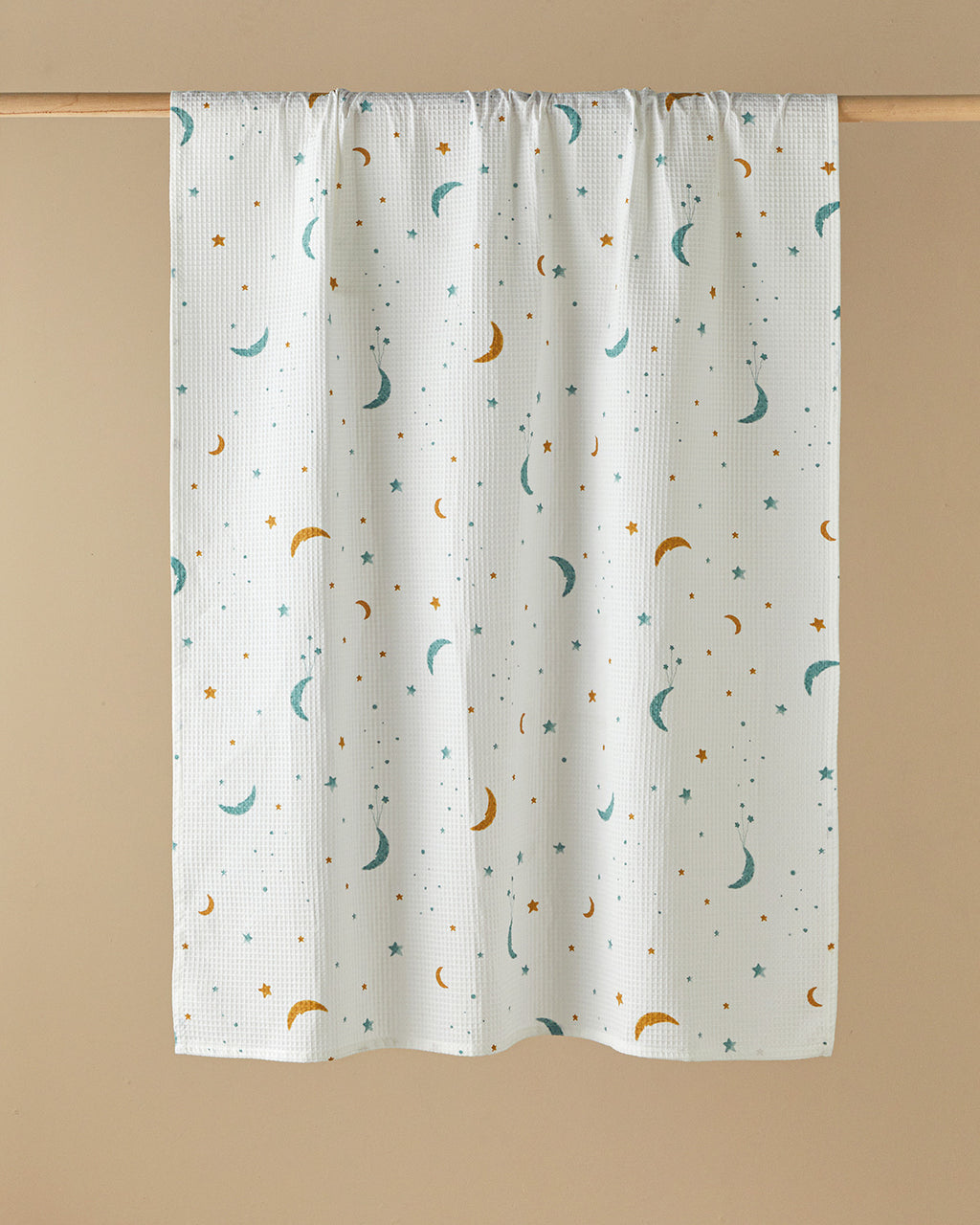Sparkle Night Cotton Baby Summer Blanket 100x150 cm Celadon