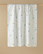 Sparkle Night Cotton Baby Summer Blanket 100x150 cm Celadon