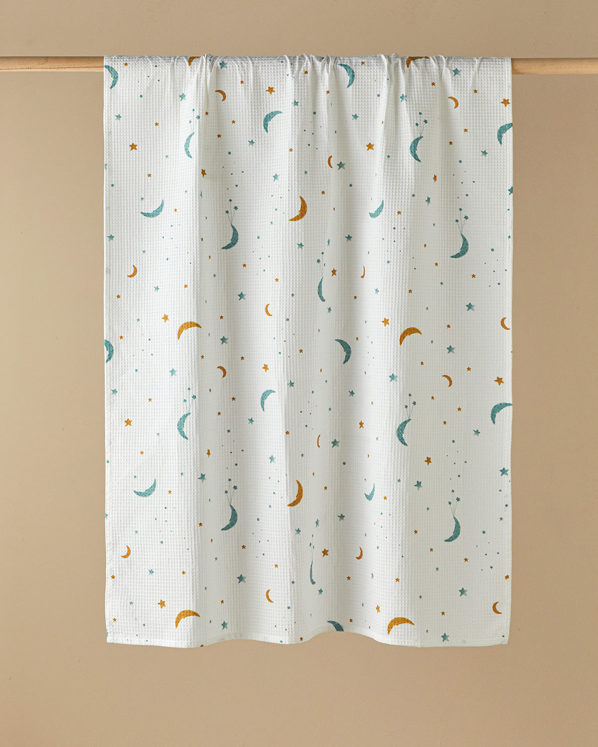 Sparkle Night Cotton Baby Summer Blanket 100x150 cm Celadon