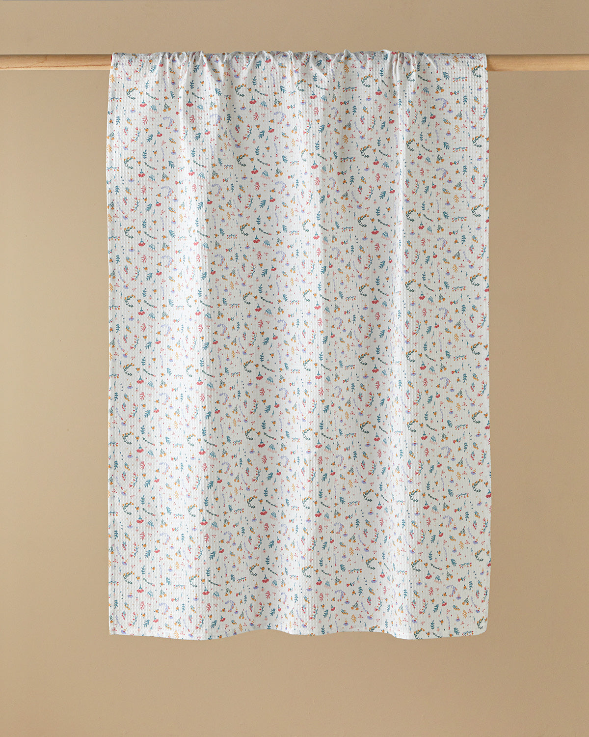 Sweet Garden Cotton Baby Summer Blanket 100x150 cm Pink