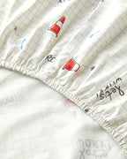 Cotton Single Size Kids Duvet Cover Set 160x220 cm Gray (view 4)