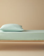 Cotton Single Size Kids Fitted Sheet Set 100x200 cm - Powder (view 2)