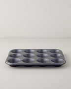 Patisserie Carbon Steel Classical Muffin Cake Mold 38x27 cm Black