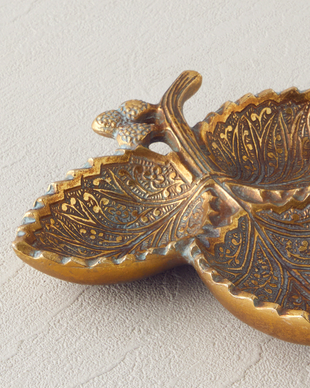 Gron Decorative Tray 17x16.3x3 cm Gold (view 3)