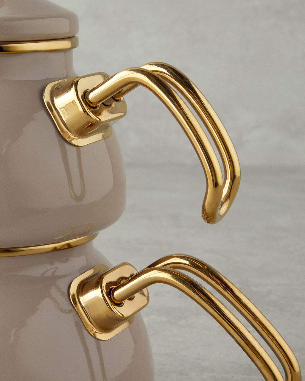 Perro Enamel Mini Tea Pot Beige (view 4)