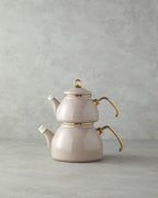 Perro Enamel Mini Tea Pot Beige (view 6)