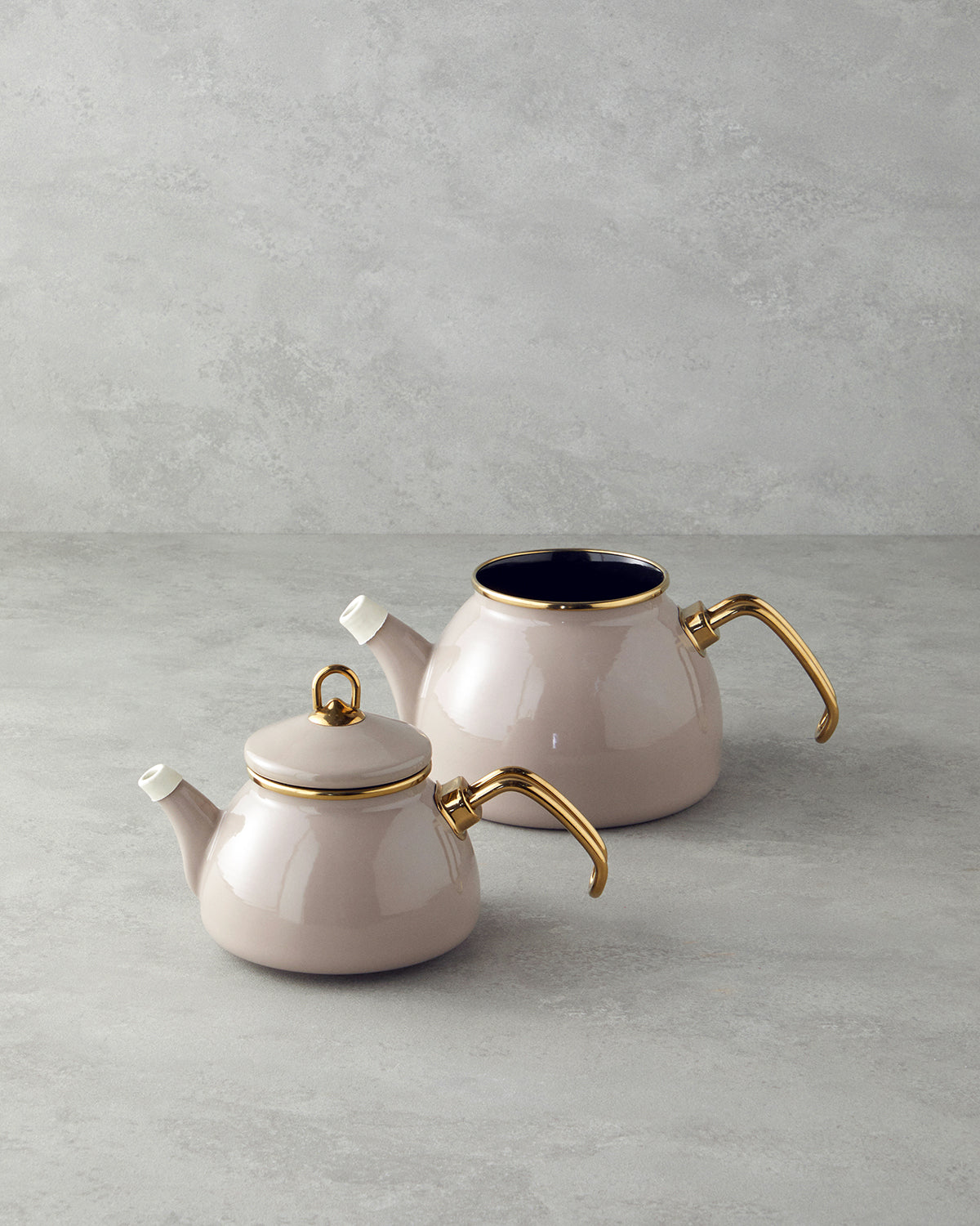 Perro Enamel Mini Tea Pot Beige (view 7)